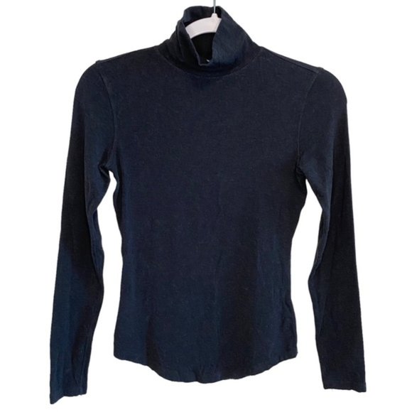 Kit and Ace - BRUSHED MOCK TURTLENECK in CHARCOAL - SIZE XS - Picture 3 of 9